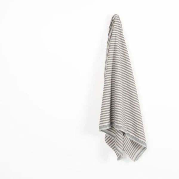 Soft Stripe Cotton / Rayon - Fossil - Image 2