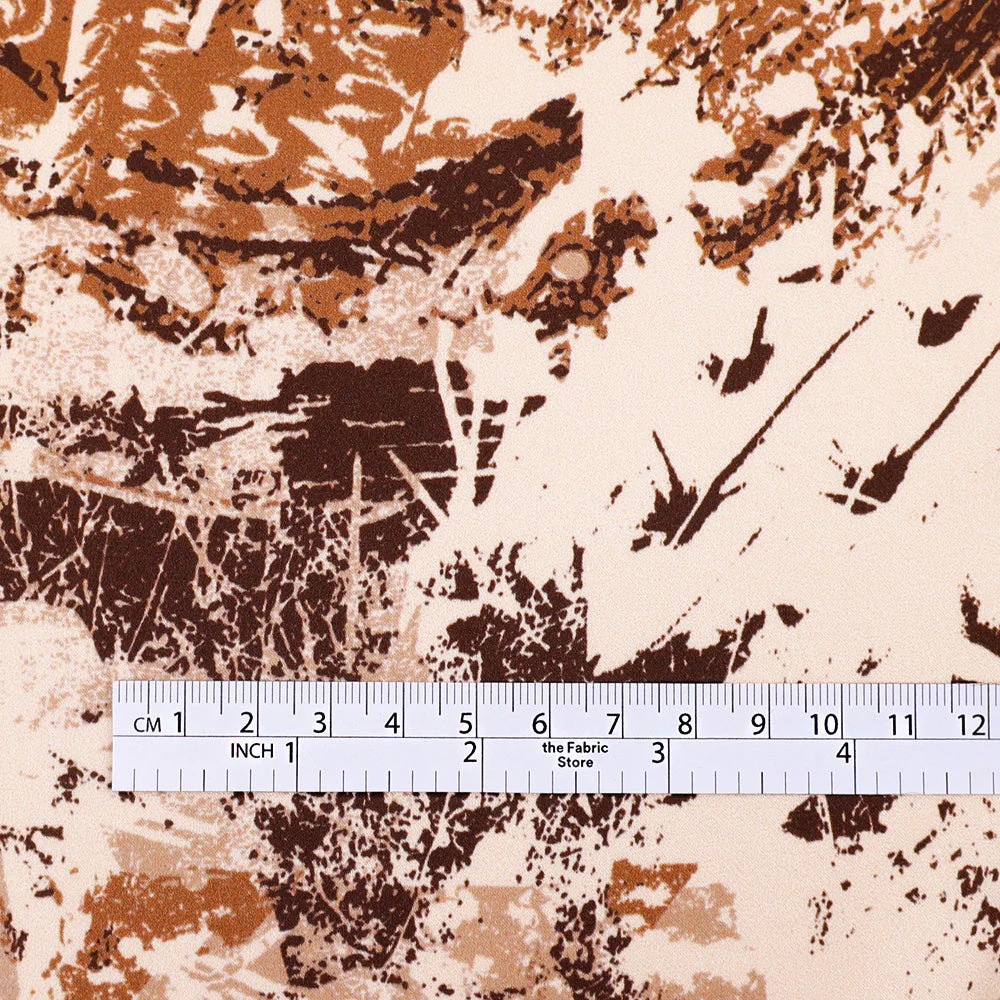 Museum Textures Silk Satin - Brown - Image 2